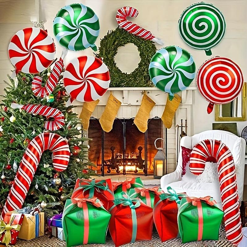 Christmas Party Balloon Set - Foil Balloons in Various Styles
