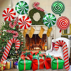 Christmas Party Balloon Set - Foil Balloons in Various Styles