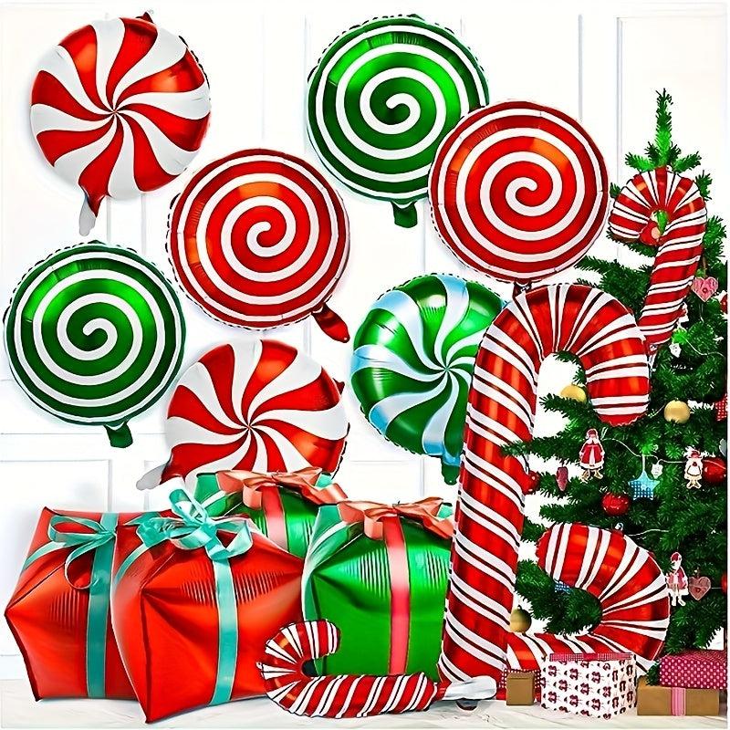 Christmas Party Balloon Set - Foil Balloons in Various Styles