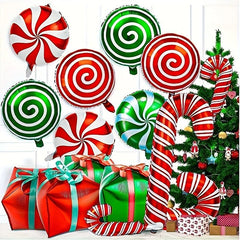 Christmas Party Balloon Set - Foil Balloons in Various Styles