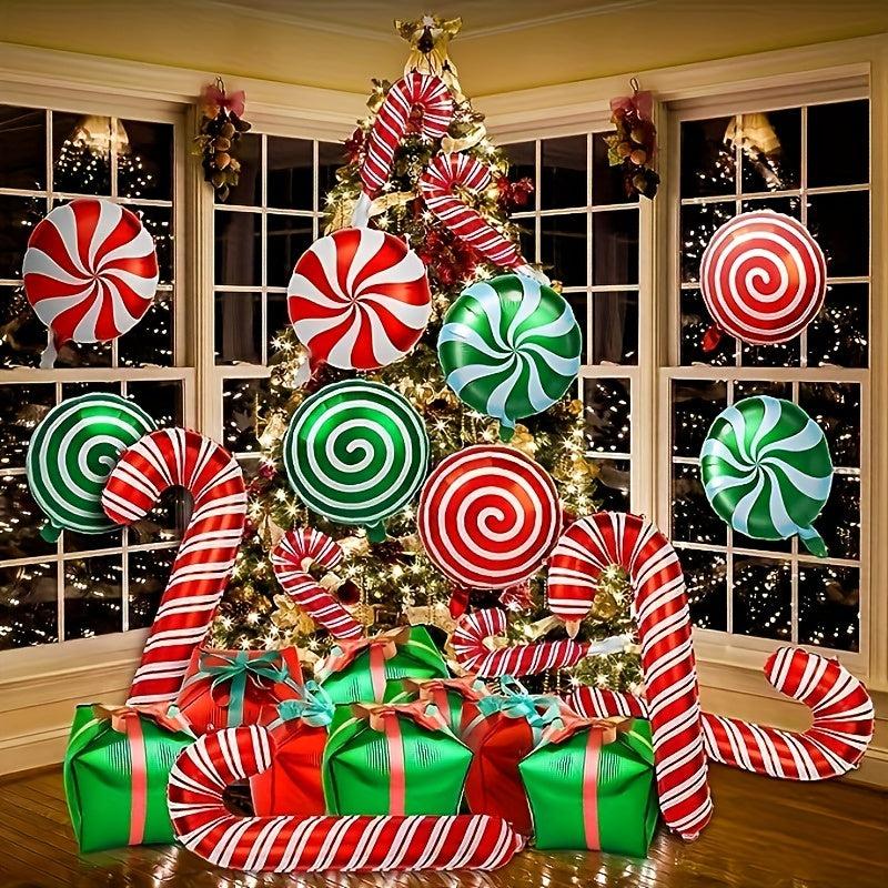 Christmas Party Balloon Set - Foil Balloons in Various Styles