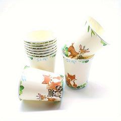 Wild One Plates and Cups Set for 1st Birthday Decorations