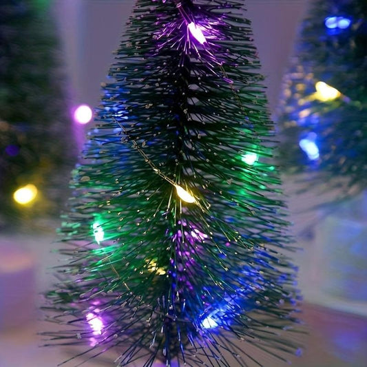 LED Christmas Tree Decoration Light Colorful Pine Needle Tree