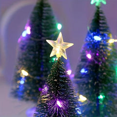 LED Christmas Tree Decoration Light Colorful Pine Needle Tree