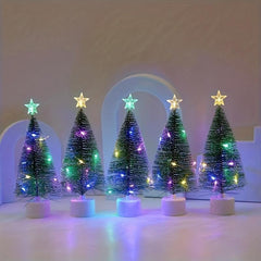 LED Christmas Tree Decoration Light Colorful Pine Needle Tree