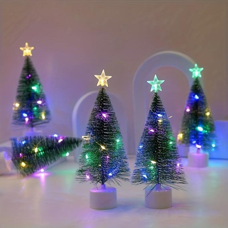 LED Christmas Tree Decoration Light Colorful Pine Needle Tree
