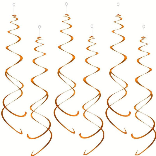 12pcs Red Swirl Hanging Decoration For Birthday Halloween Wedding Party