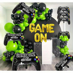 10pcs Game Controller Balloons Gamer Party Foil Balloons Birthday Decoration