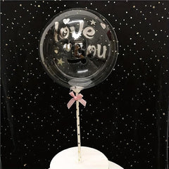 10pcs 45 72 Cm Transparent Bubble Balloons Helium for LED Light