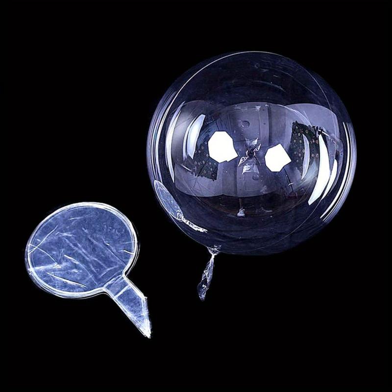 10pcs 45 72 Cm Transparent Bubble Balloons Helium for LED Light