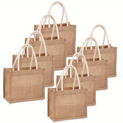Oversized Burlap Tote Bag for Beach and Shopping