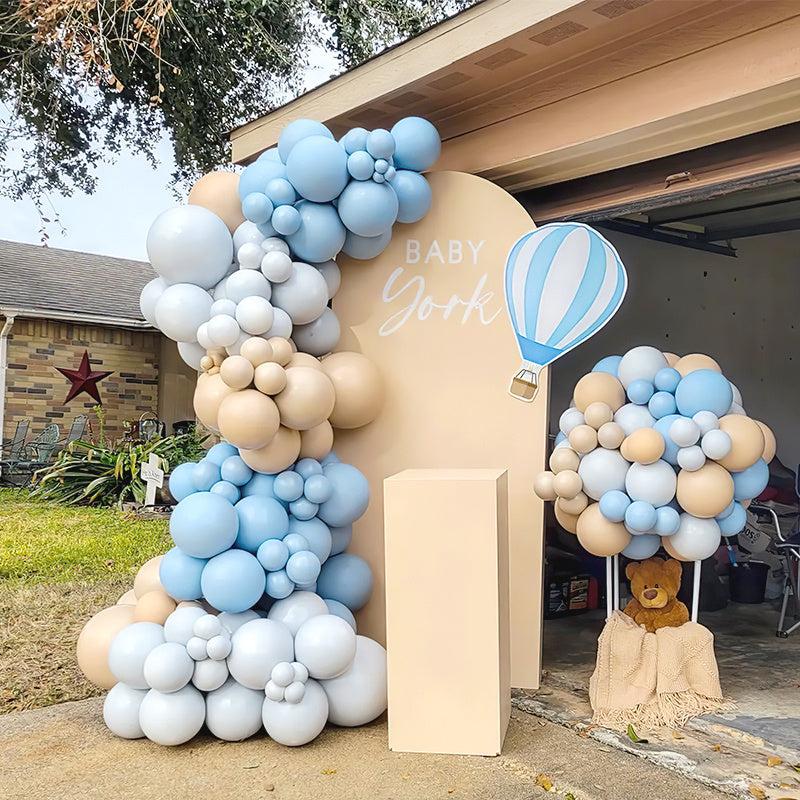 145pcs Cream Peach Balloon Garland Arch Kit Wedding Birthday Party Decor