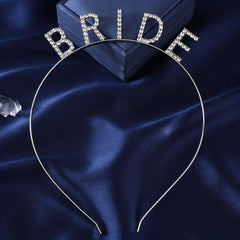 Elegant Alphabet Headband for Brides & Parties