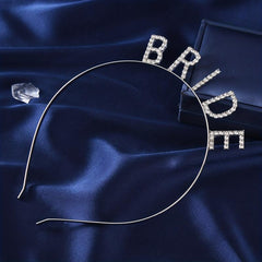 Elegant Alphabet Headband for Brides & Parties