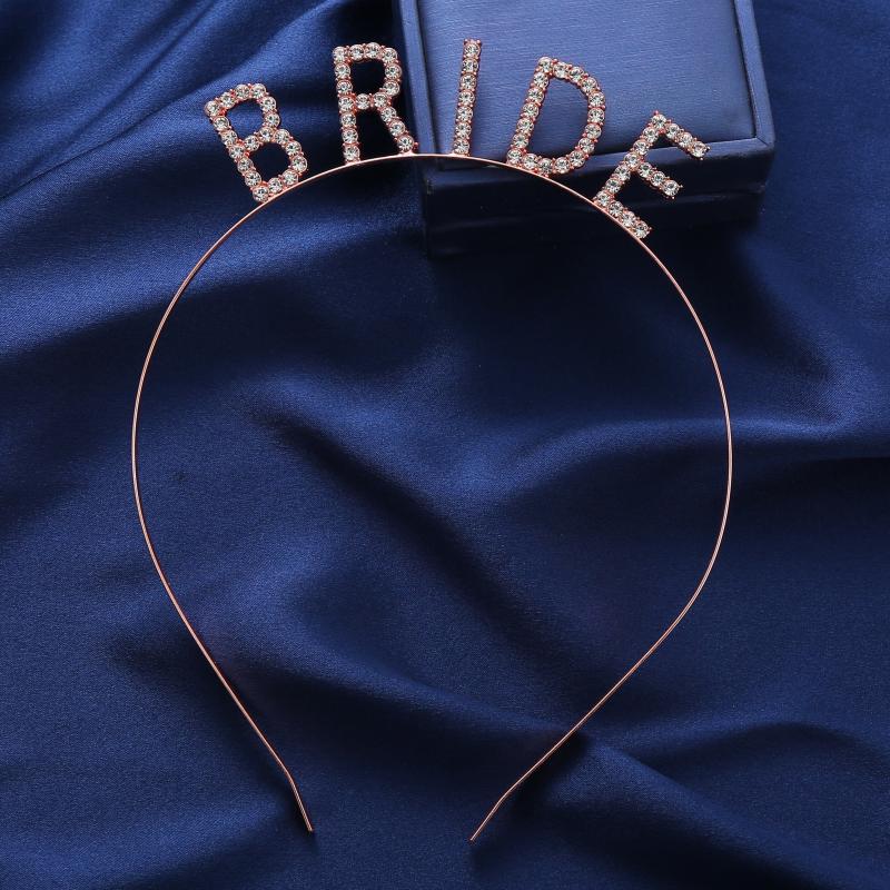Elegant Alphabet Headband for Brides & Parties
