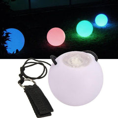 LED Glow Ball Belly Dance Hand Throw Ball Neon Light Christmas Party