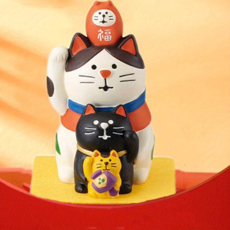 Hand-painted Lucky Cat Collection Desktop Ornament
