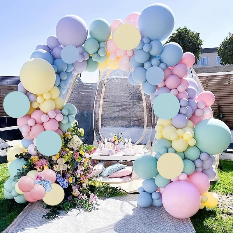 125pcs Pastel Balloons Kit for Unicorn and Ice Cream Party