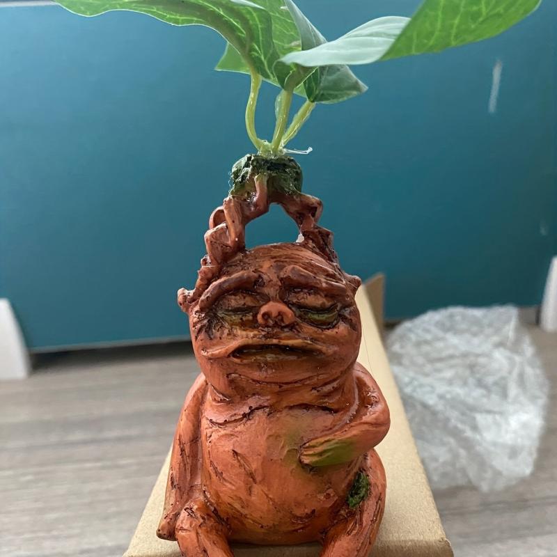 Magical Mandrake Garden Statue for Outdoor Decoration