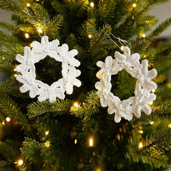2pcs Christmas Resin Hanging Ornament Angel Garland Hanging Decoration