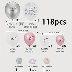Sequined Balloon Set for Parties and Weddings