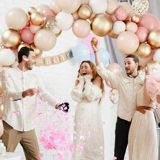130pcs Blush Balloons Garland Kit for Boho Party Decorations