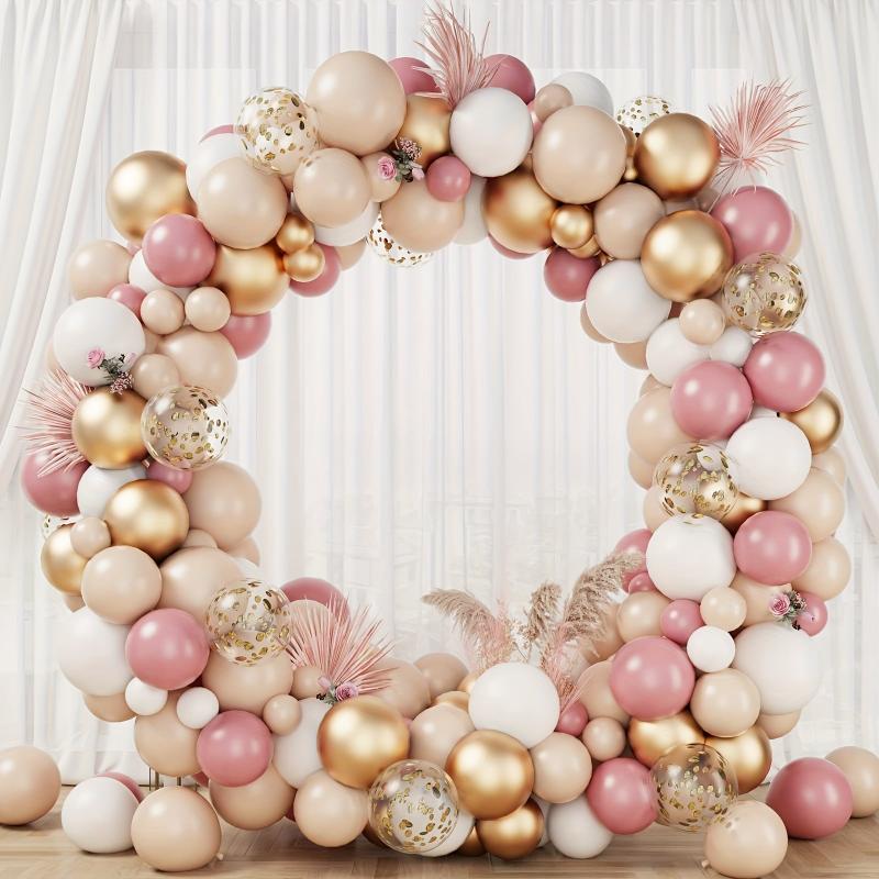 130pcs Blush Balloons Garland Kit for Boho Party Decorations