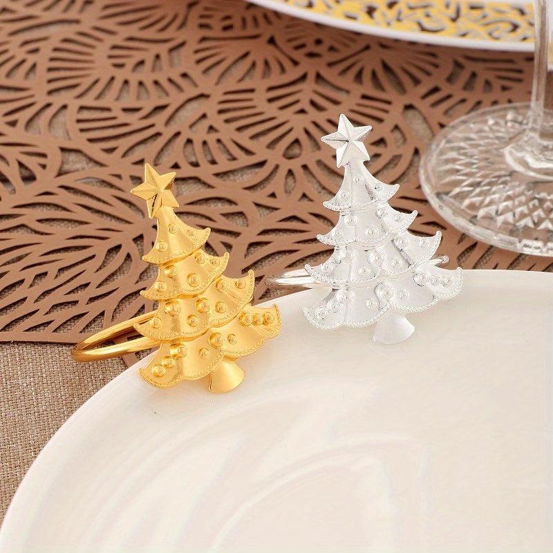 2pcs Christmas Deer Napkin Rings - Party Supplies
