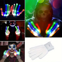 LED Fiber Optic Colorful Luminous Gloves for Bar Performances