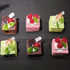 3 Layer Fruit Cake Party Decoration Baking Props
