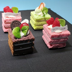 3 Layer Fruit Cake Party Decoration Baking Props