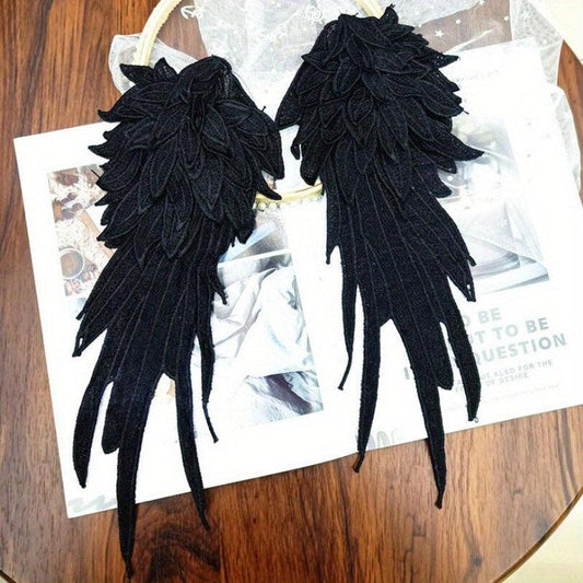 Fairy Angel Wings Embroidery Patches Halloween Cosplay Costumes Accessories