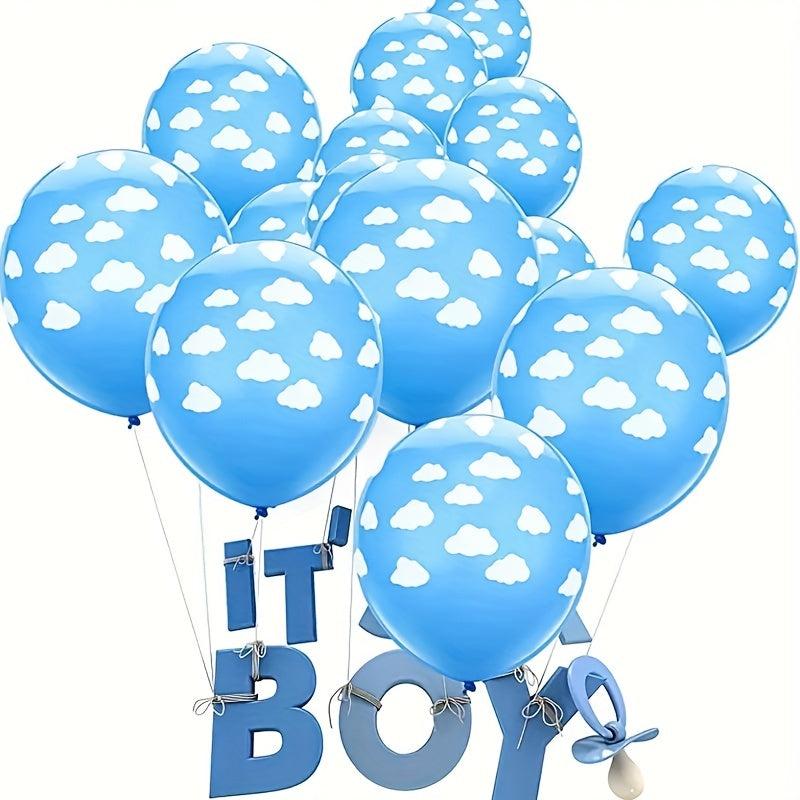 10pcs Cloud Balloons Birthday Party Decorations Supplies