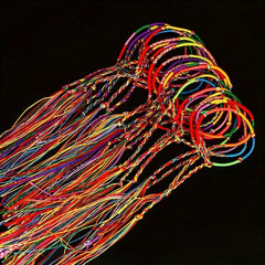 50pcs Braided Bracelet Assorted Colors Friendship Rope Thread Bracelet