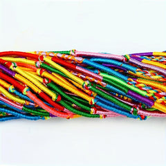 50pcs Braided Bracelet Assorted Colors Friendship Rope Thread Bracelet