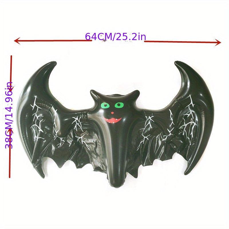 Inflatable Spider Ring Halloween Party Game Bat Tricky Toys Props