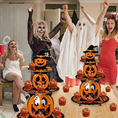 Halloween Pumpkin Dobos Torte Rack - Multilayer Cake Tray