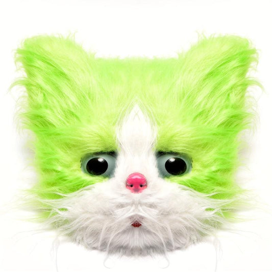 Halloween Plush Animal Head Covers Masquerade Cat Headgear