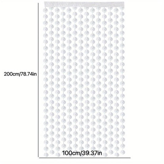 Smiley Face Macaron Rain Silk Curtain, Party Decoration Supplies