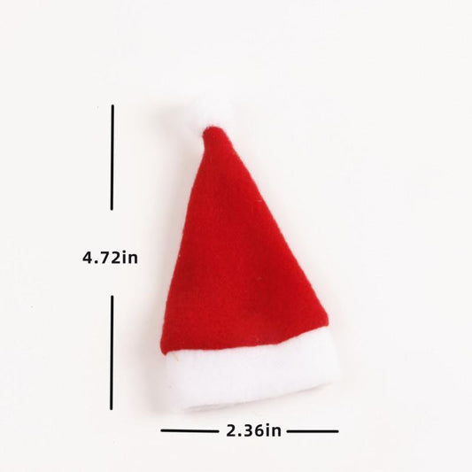 2pcs Mini Christmas Hat Decoration