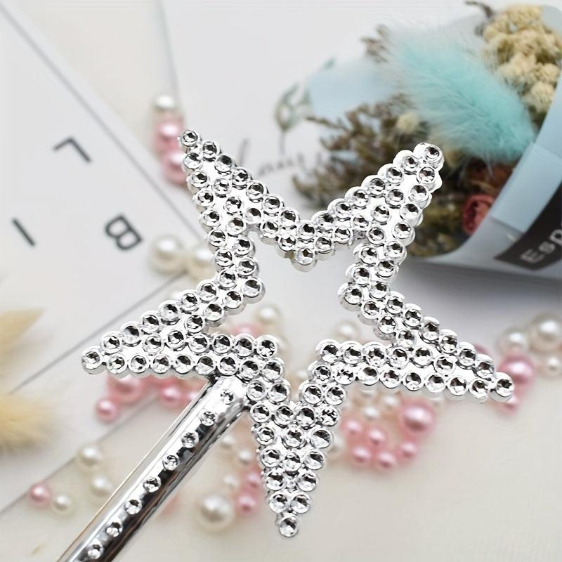 Silvery Star Wand Princess Wand Fairy Wand Plating Wand Silvery Star Wands