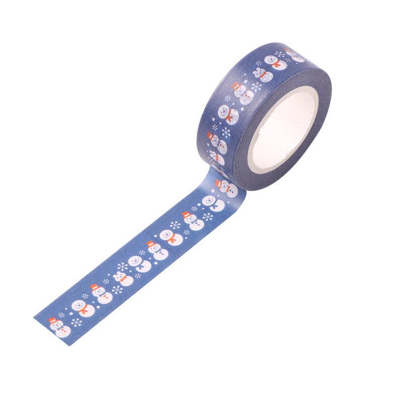 Christmas Washi Tape 15mm 10m Santa Snowflake Decoration