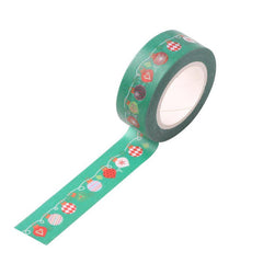 Christmas Washi Tape 15mm 10m Santa Snowflake Decoration