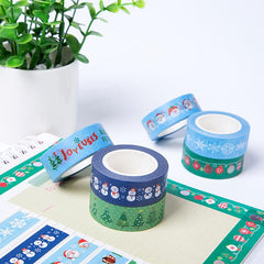 Christmas Washi Tape 15mm 10m Santa Snowflake Decoration