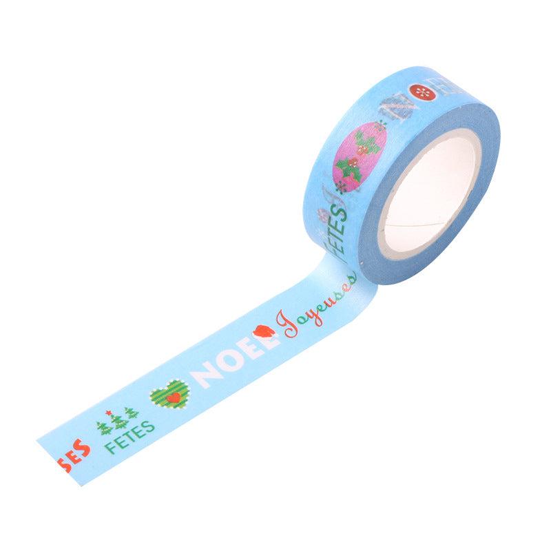 Christmas Washi Tape 15mm 10m Santa Snowflake Decoration