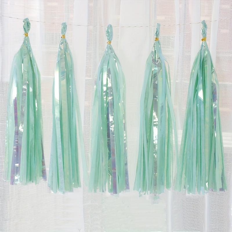 5pcs Sparkling Tassel Garland Decoration For Wedding Christmas Birthday