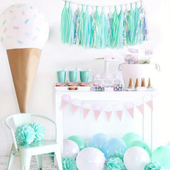 5pcs Sparkling Tassel Garland Decoration For Wedding Christmas Birthday