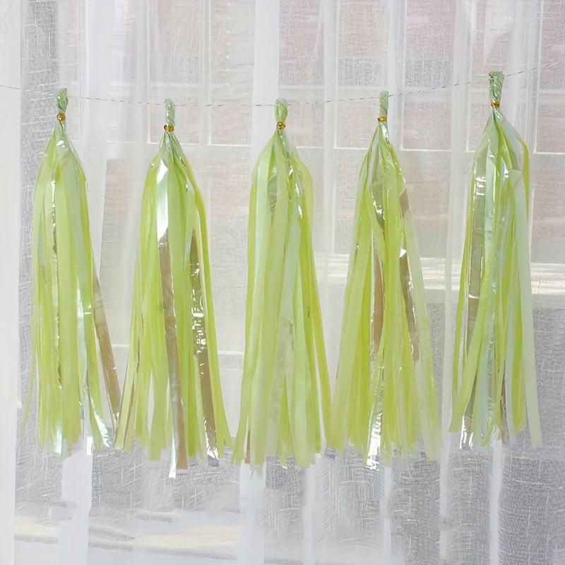 5pcs Sparkling Tassel Garland Decoration For Wedding Christmas Birthday