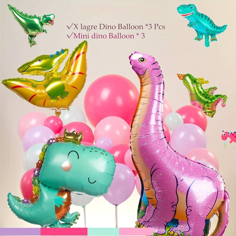 Dinosaur Balloon Garland Arch Kit, Pastel Colors, Dinosaur Theme Party Decor