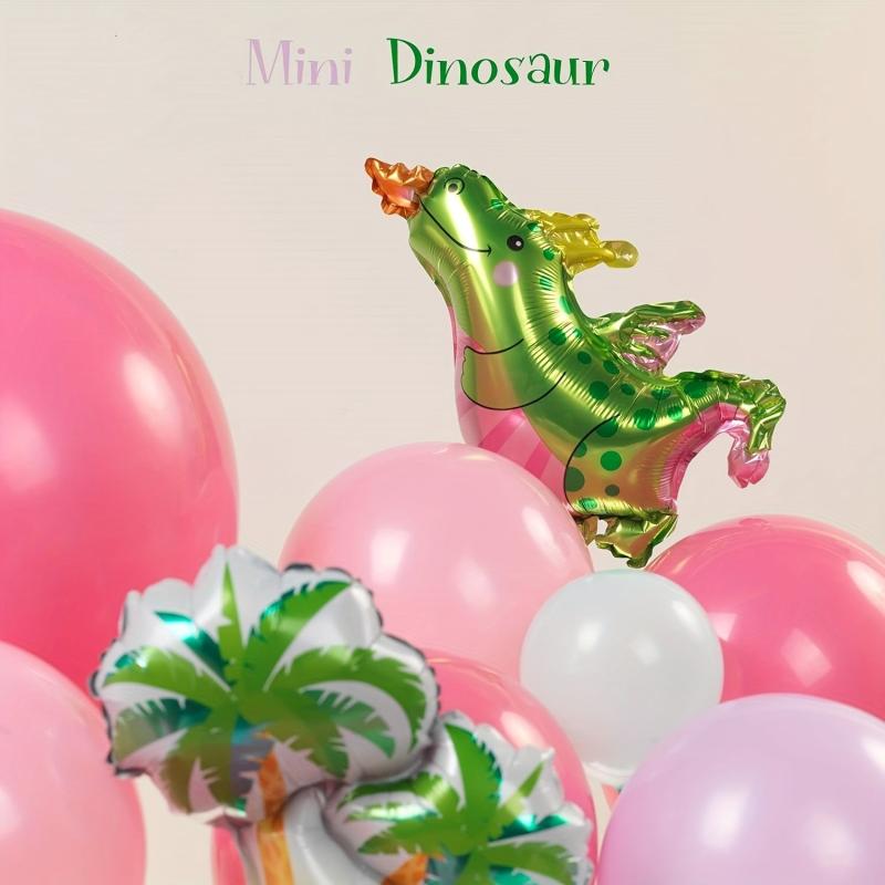 Dinosaur Balloon Garland Arch Kit, Pastel Colors, Dinosaur Theme Party Decor
